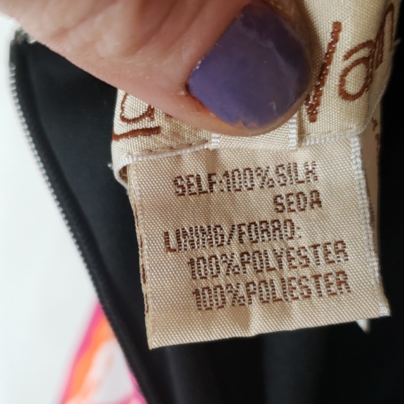 Vtg LAURA VANN FLORAL BODY CON HALTER TOP DRESS XS - Picture 6 of 7